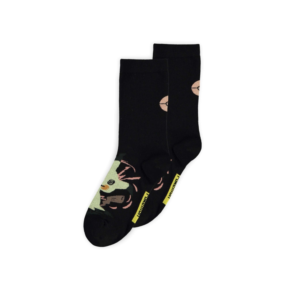 Pokémon - Glow In The Dark Socken - Schwarz